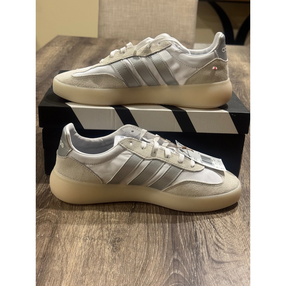 Adidas Barreda Decode Womens Shoes White Silver Metallic JI2321 Sneakers Size 10